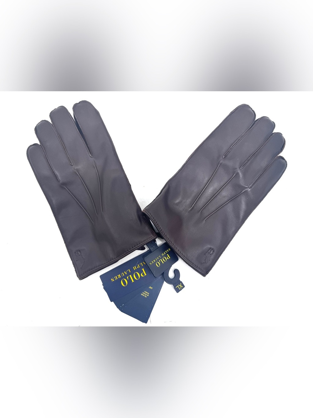 Polo Ralph Lauren Men's Water-Repellent Leather Gloves - Picture 3 of 13